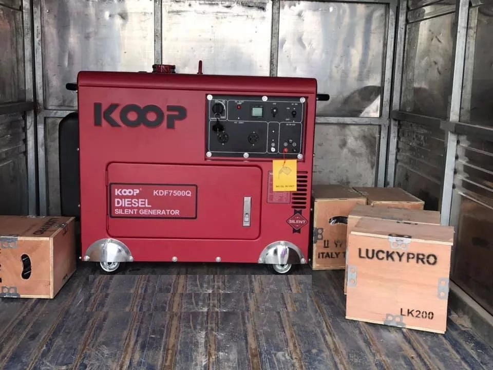 Máy phát điện chạy dầu 5Kw KOOP KDF7500Q