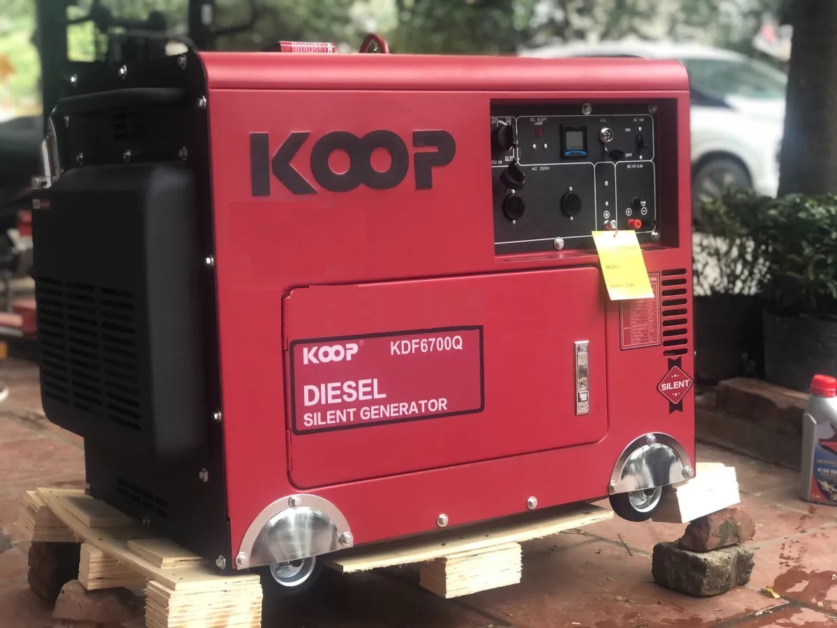 Máy phát điện chạy dầu 5Kw KOOP KDF6700Q